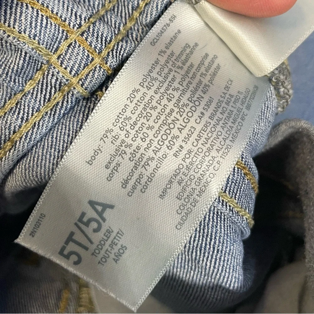 5 for $25🔥Osh Kosh B'Gosh Medium Washed Elastic‎ Waist Jeans 5T